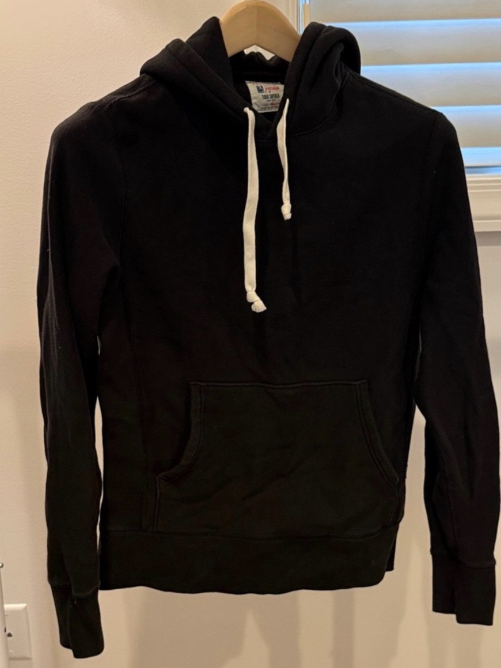 Todd Snyder x Champion worn black Hoodie